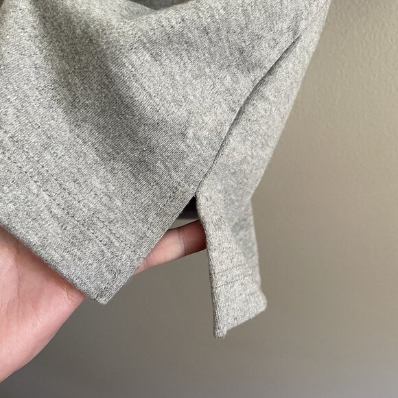 Quacker Factory Women L Gray Rhinestone Braided Sparkle 3/4 Sleeves T-Shirt NWT - Picture 2 of 10